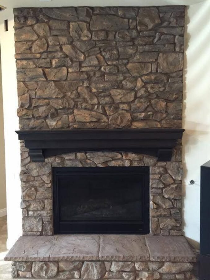 Modern fireplace