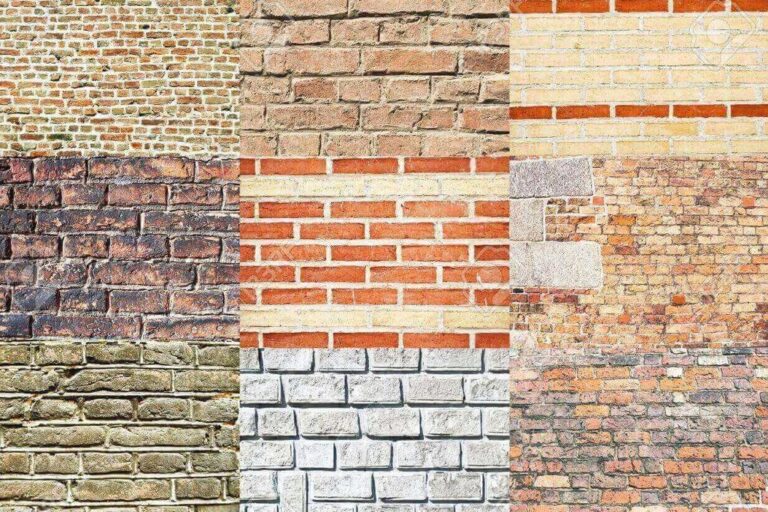 different types of brick walls